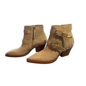 Dolce Vita Women’s Western “Ronnie’s “ Boots Size 6. Suede Upper, Old Accents
